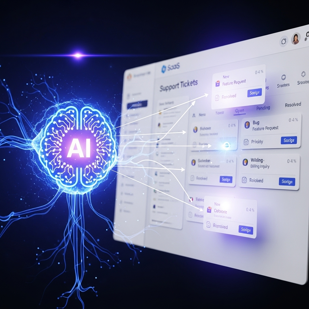 Wie ein KI-Agent Support-Tickets in SaaS automatisch kategorisiert und priorisiert