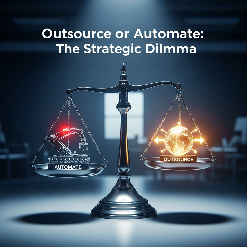 Interne Automatisierung vs. Outsourcing: Die richtige Entscheidung für Ihr Unternehmen treffen