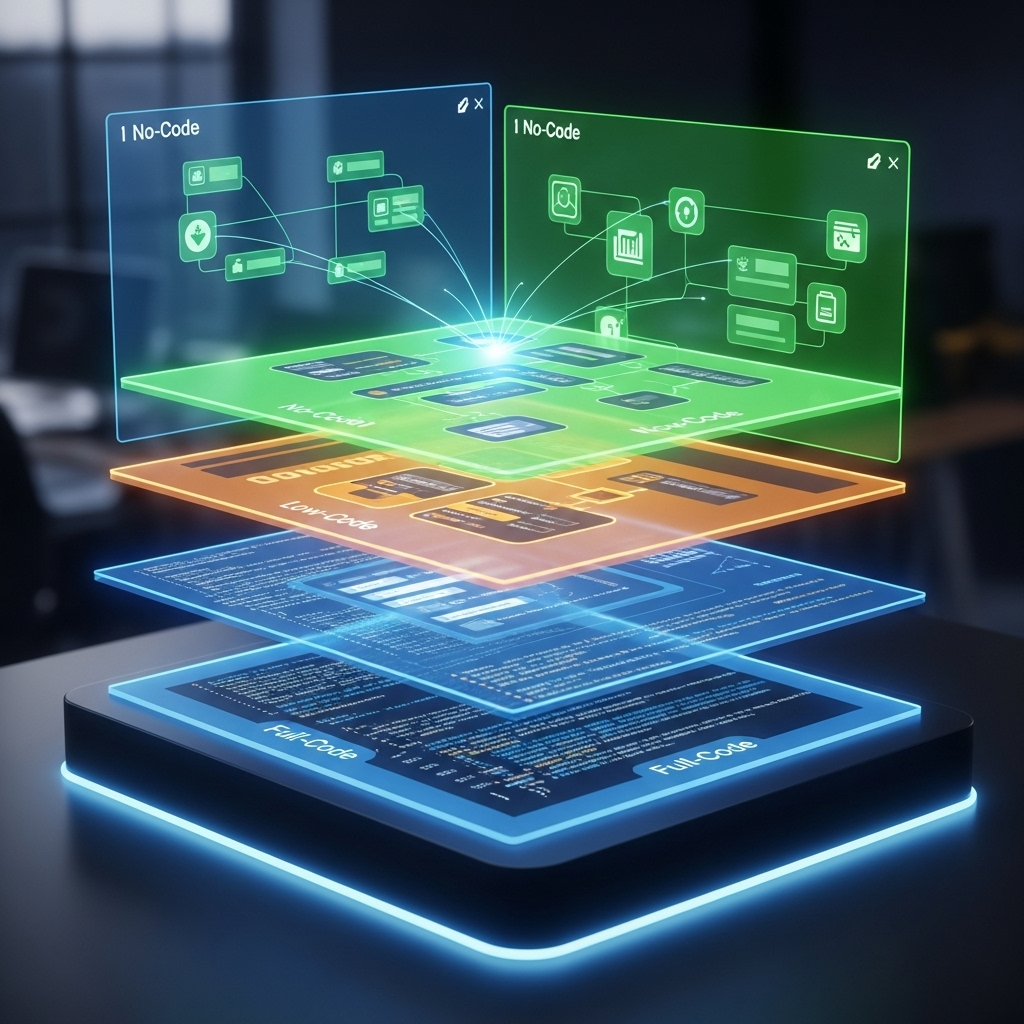 Wie wähle ich zwischen Low-Code-, No-Code- oder Full-Code-Lösungen zur Automatisierung?