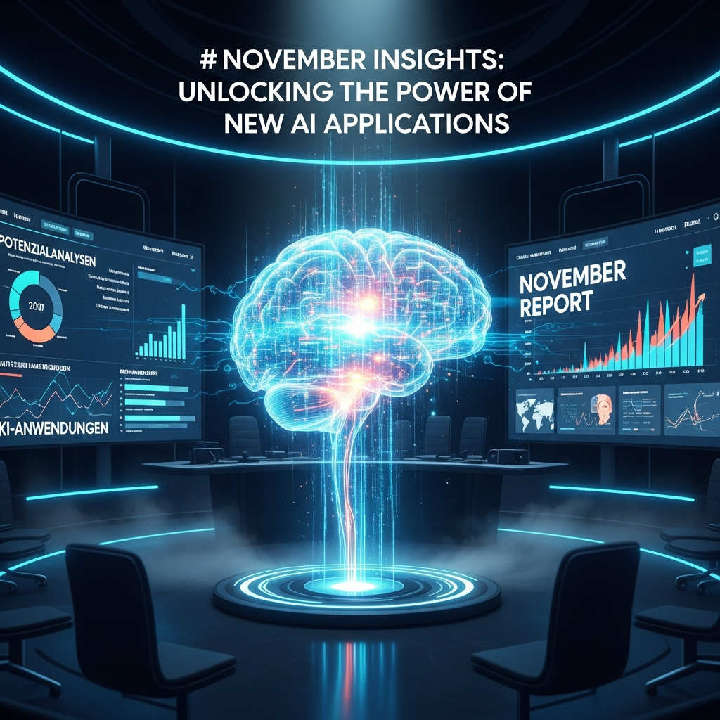 Potenzialanalysen neuer KI-Anwendungen im November